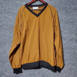 Vintage Mac Divots Canada V-Neck Pullover Windbreaker Mens XL 90s Golf Outdoor